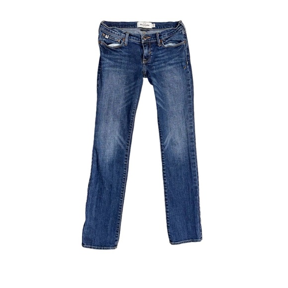 Abercrombie Kids distress CUTE STRETCH jeans girls size 14 - Picture 1 of 11